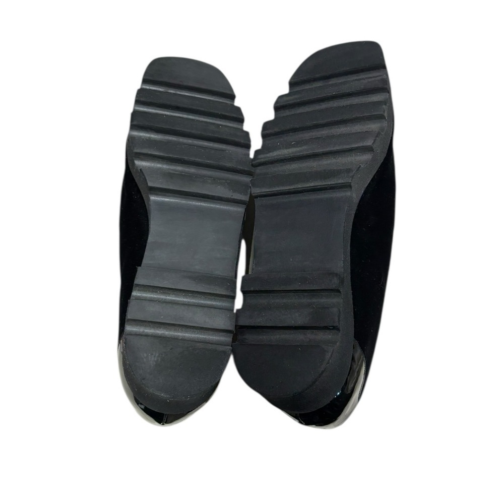 Donald J. Pliner Black Velvet and Patent Leather Loafers Size 10 - Picture 8 of 8